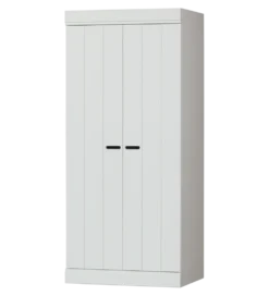 Szafa CONNECT 175 cm drewno sosny biała