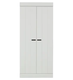 Szafa CONNECT 175 cm drewno sosny biała