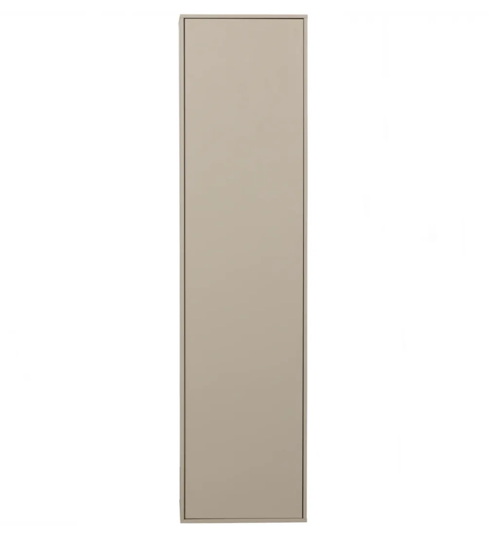 Szafa DAILY 200 x 50 cm drewno sosny szara