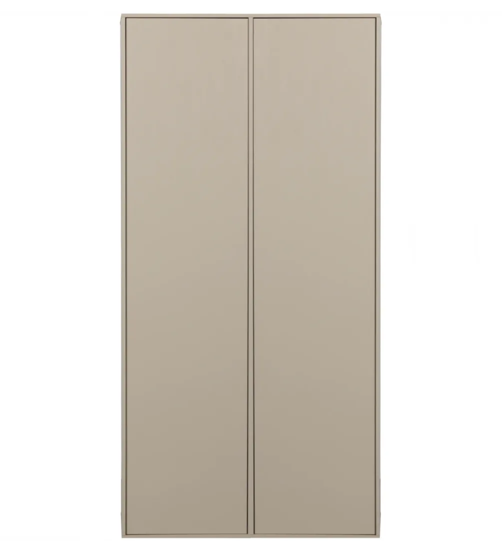 Szafa DAILY 200 x 100 cm drewno sosny szara