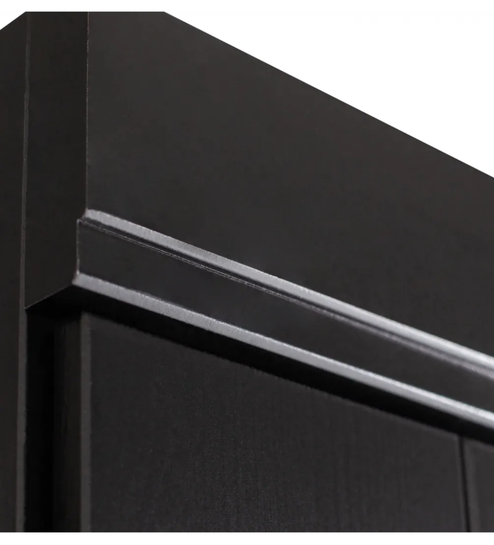 Szafa DRAWER 195 x 94 cm drewno sosna czarna
