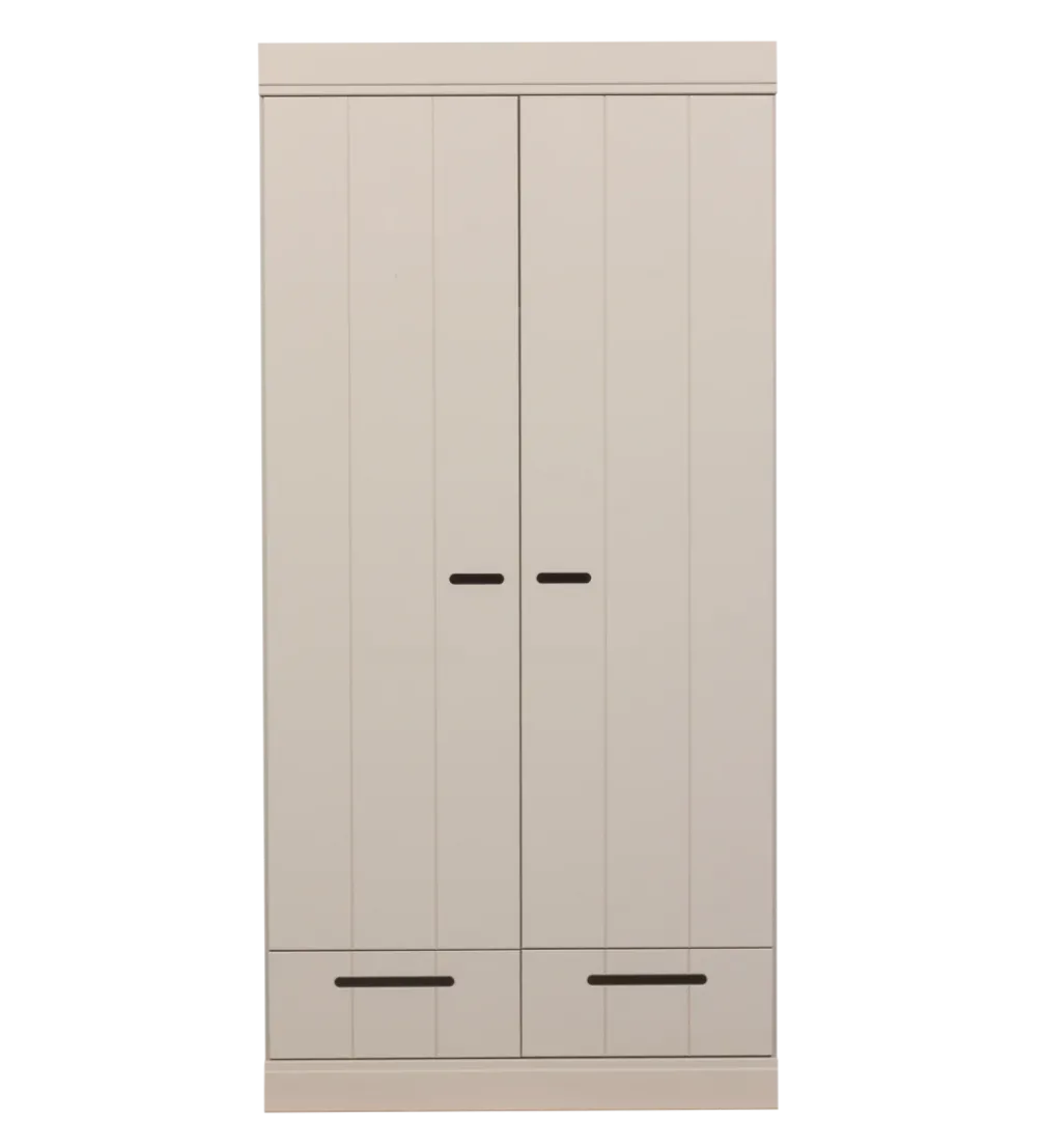 Szafa DRAWER 195 x 94 cm drewno sosna dust