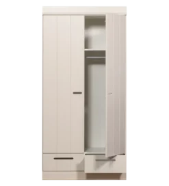 Szafa DRAWER 195 x 94 cm drewno sosna dust