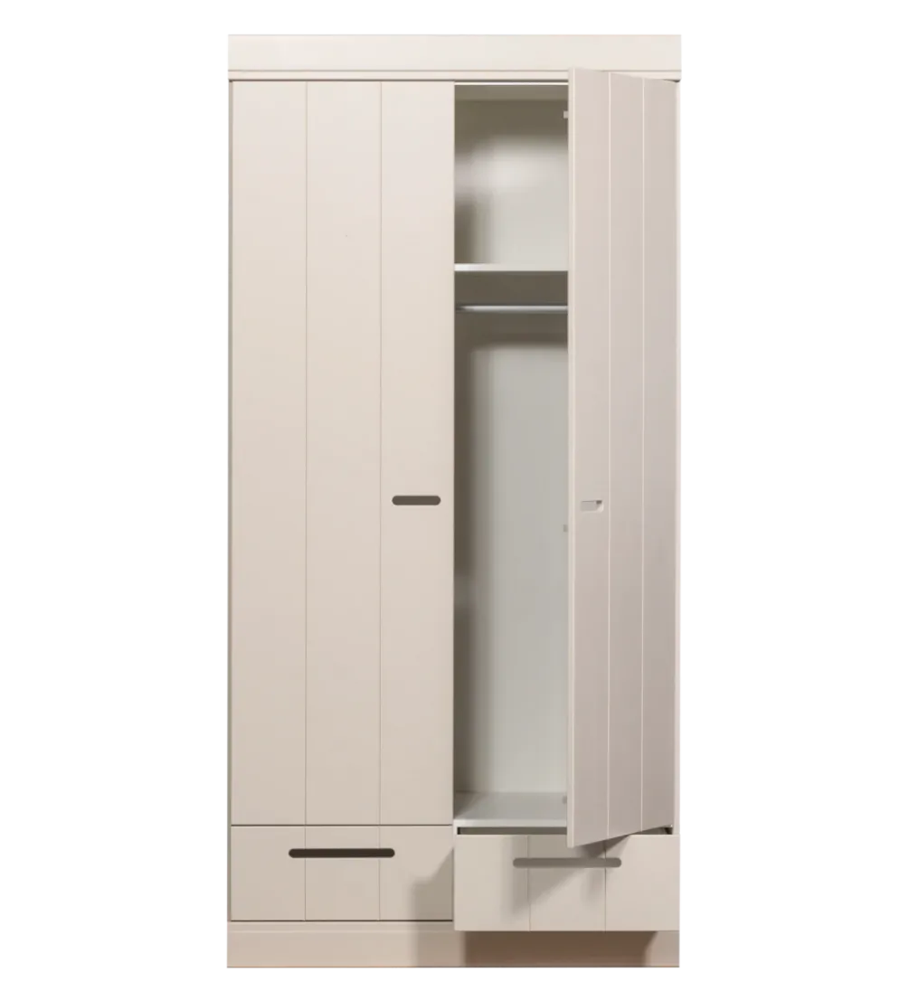 Szafa DRAWER 195 x 94 cm drewno sosna dust