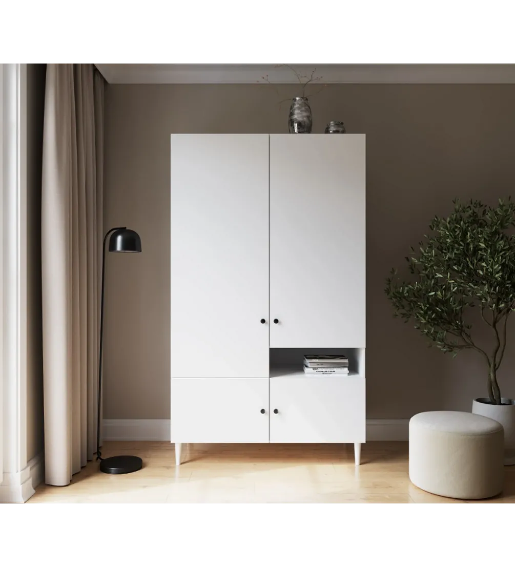 Szafa DULLUM 120 cm biały