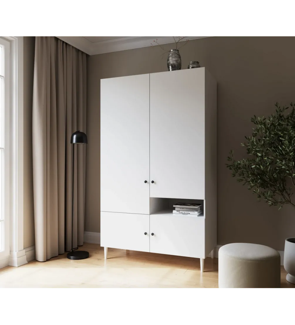 Szafa DULLUM 120 cm biały