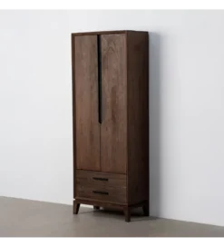 Szafa KILIAN 200 cm drewno mango brązowy