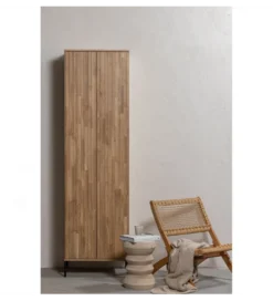 Szafa NEW GRAVURE 210 cm drewno dębu naturalna