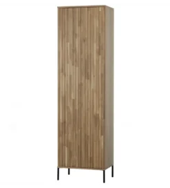 Szafa NEW GRAVURE 210 cm drewno dębu naturalna