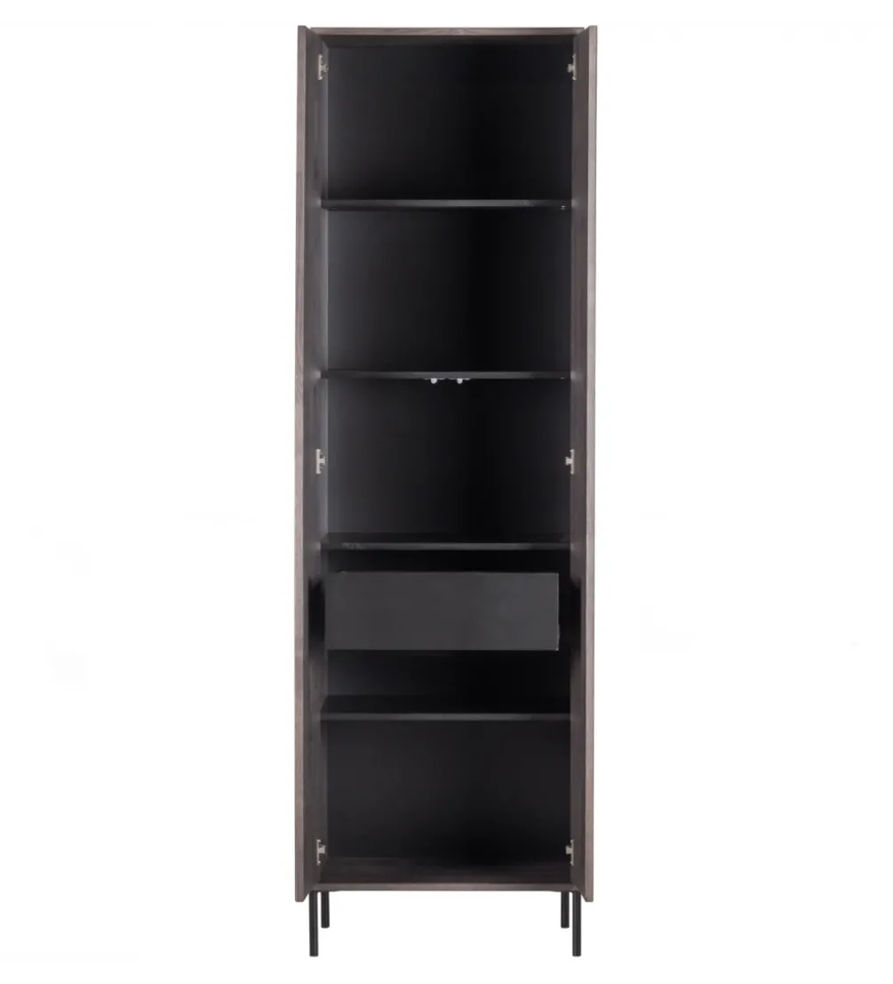Szafa NEW GRAVURE 210 cm drewno jesion