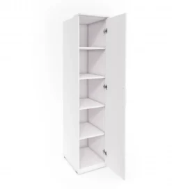 Szafa OPTIMA 45 cm biała z lustrem