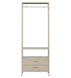 Szafa otwarta FERRIS 185 x 70 cm piaskowa