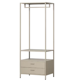 Szafa otwarta FERRIS 185 x 70 cm piaskowa