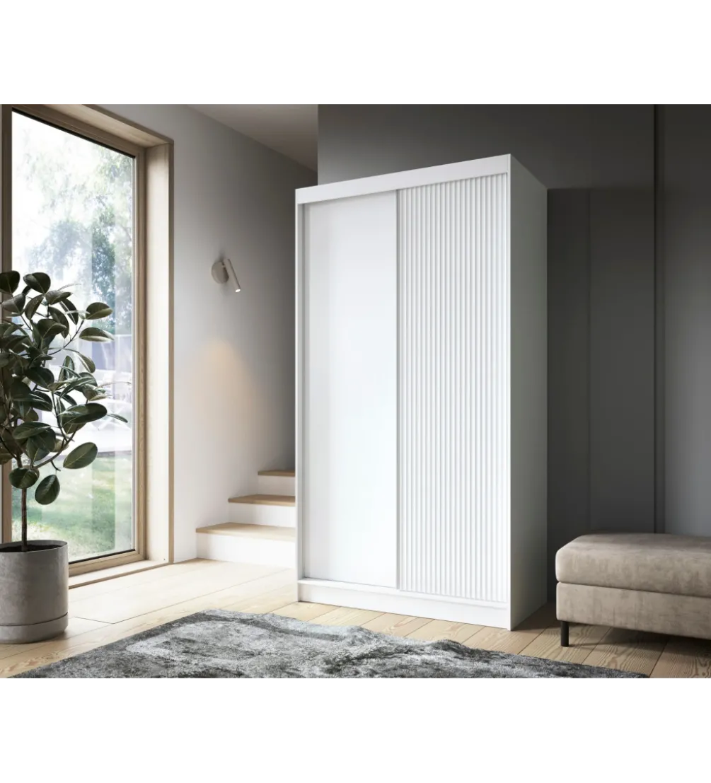 Szafa przesuwna BIANCCO II 120 cm biały