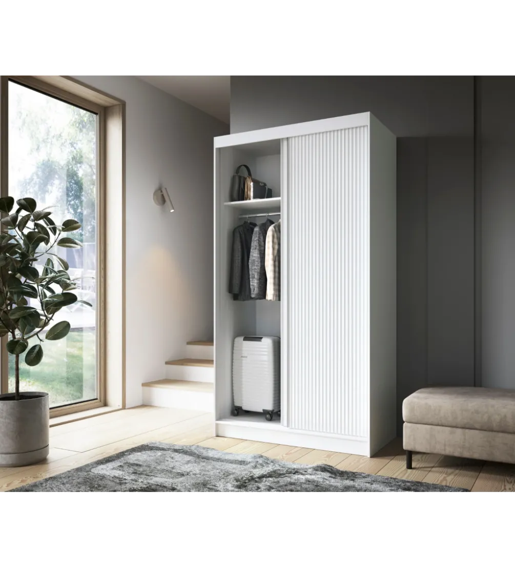 Szafa przesuwna BIANCCO II 120 cm biały