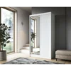 Szafa przesuwna BIANCCO II z lustrem 120 cm biały