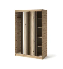 Szafa przesuwna EMERIO II 120 cm kolor dąb artisan