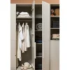 Szafa PURE 215 x 142 cm drewno sosny dust