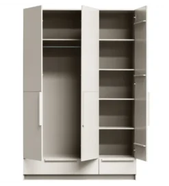 Szafa PURE 215 x 142 cm drewno sosny dust