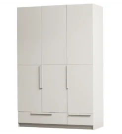 Szafa PURE 215 x 142 cm drewno sosny dust