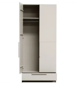 Szafa PURE 215 x 95 cm drewno sosny dust