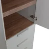 Szafa RENS 55 cm dekor orzechowy szara