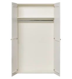 Szafa SIPKE 210 cm drewno sosny biała