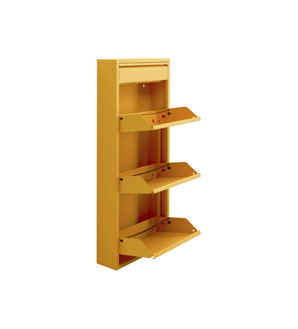 Szafka na buty CARUSO 119 cm żółte