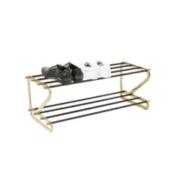 Szafka na buty WALK BIG 84 cm czarno - złoty