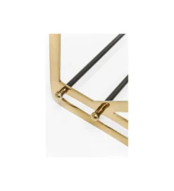 Szafka na buty WALK BIG 84 cm czarno - złoty