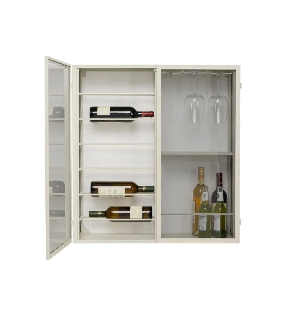 Szafka na wino PORTO 75 x 80 cm greige