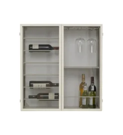 Szafka na wino PORTO 75 x 80 cm greige