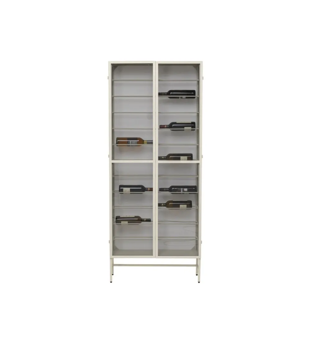 Szafka na wino PORTO 75 x 180 cm greige
