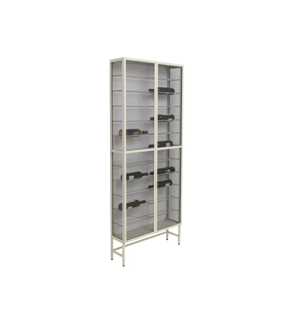 Szafka na wino PORTO 75 x 180 cm greige
