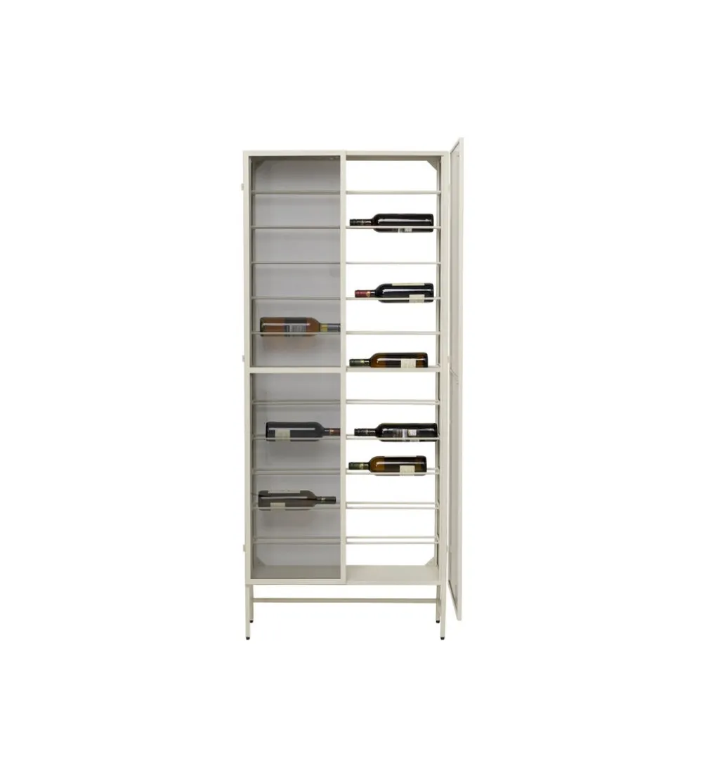 Szafka na wino PORTO 75 x 180 cm greige