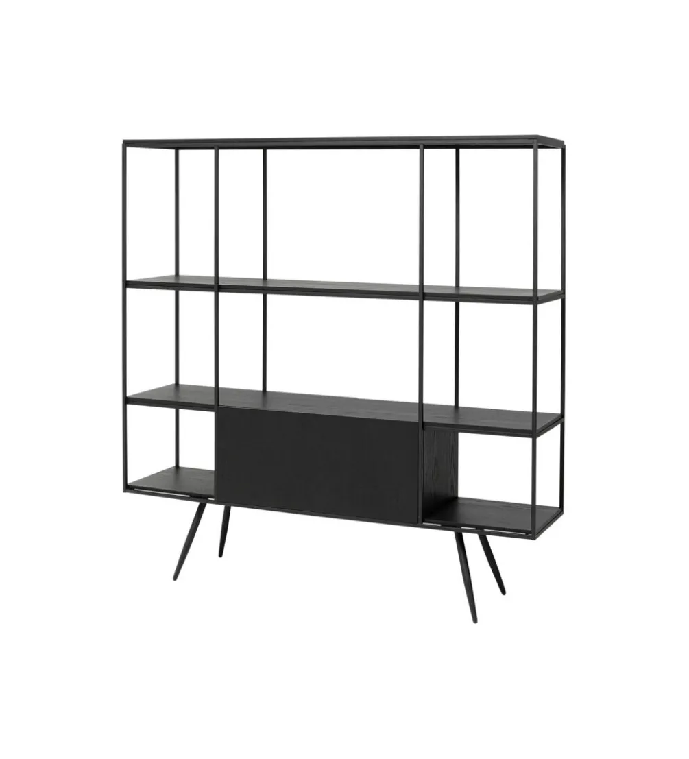 Szafka COSSY SIXTIES 180 x 183 cm czarna