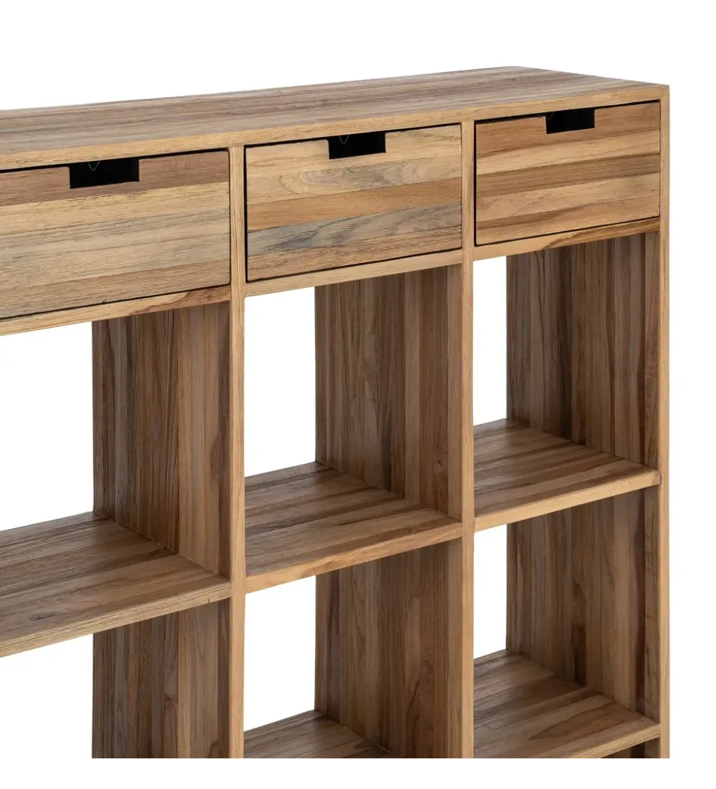 Szafka KURAN 96 cm drewno teak naturalny