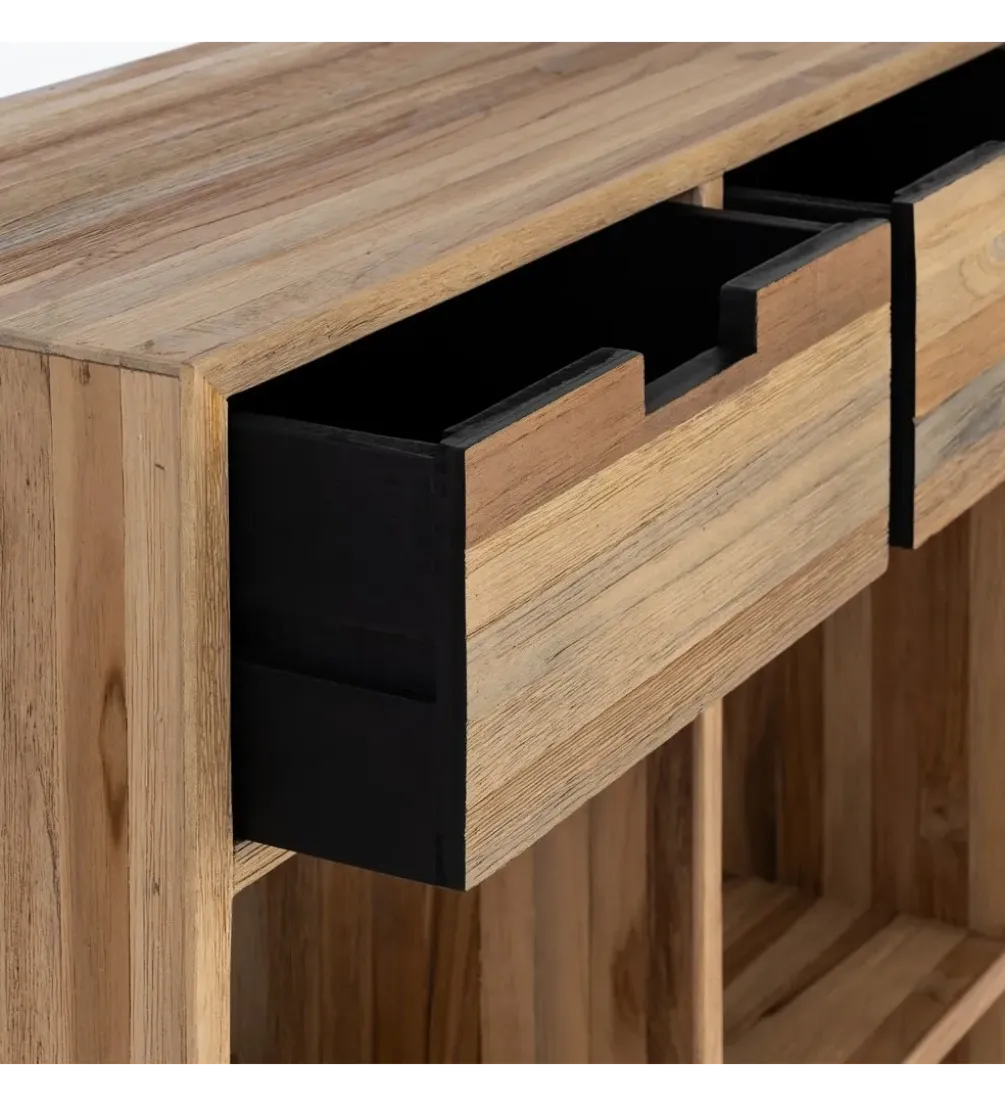 Szafka KURAN 96 cm drewno teak naturalny