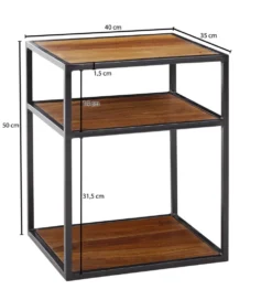 Szafka nocna BASTIA 40 cm drewno sheesham