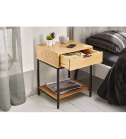 Szafka nocna  Elements 40 cm w kolorze dębowym