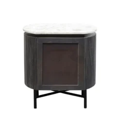 Szafka nocna GLENN 50 cm antracytowa