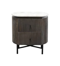 Szafka nocna GLENN 50 cm antracytowa
