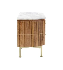 Szafka nocna GRACE 50 cm drewno mango