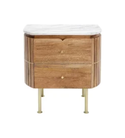 Szafka nocna GRACE 50 cm drewno mango
