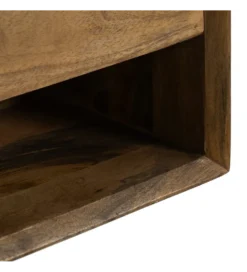 Szafka nocna GRETO 40 cm drewno mango brązowa