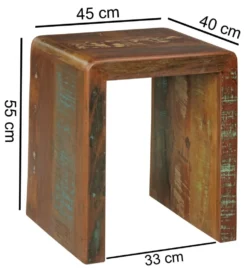 Szafka nocna JAKARTA 45 cm drewno mango