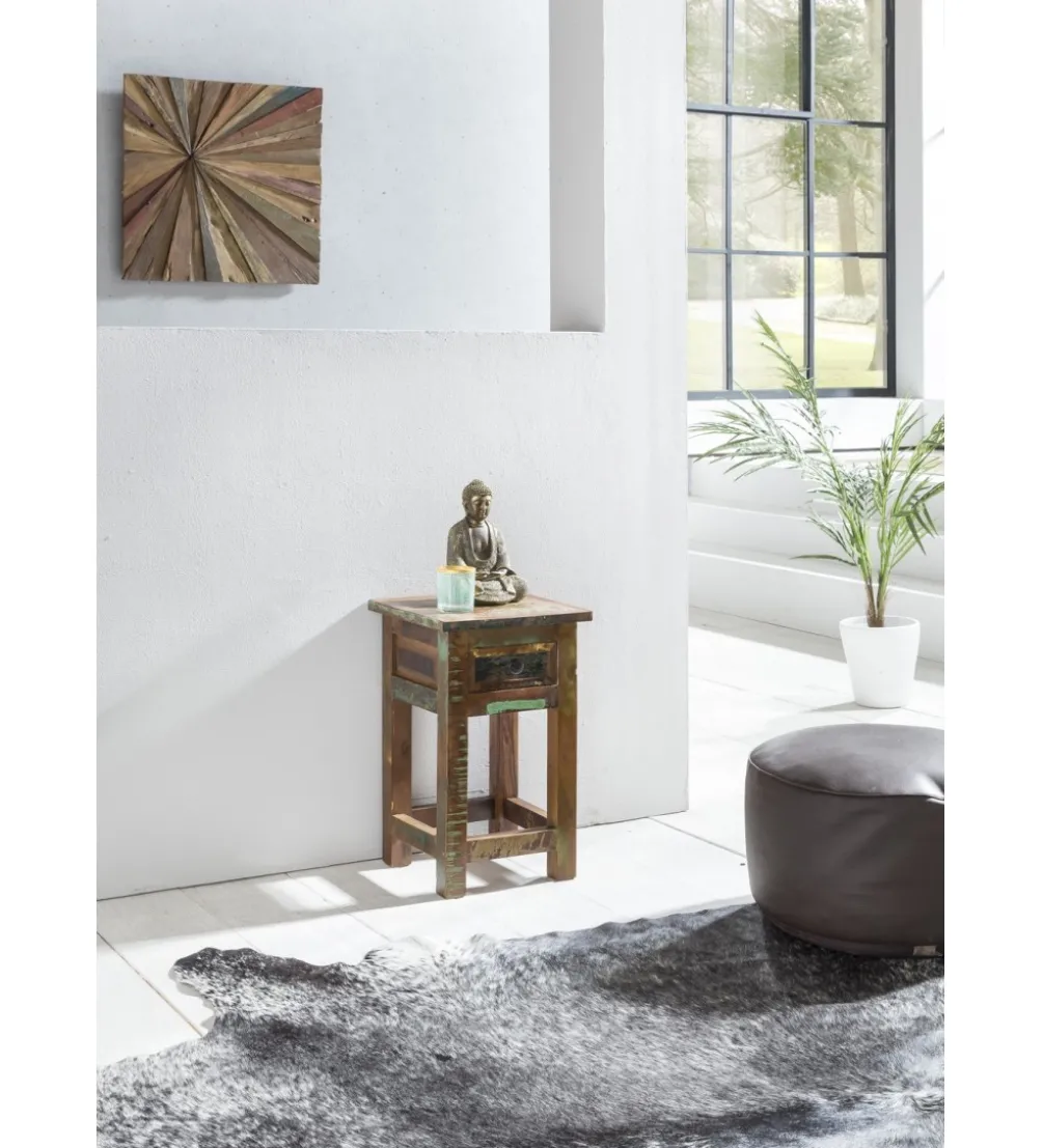 Szafka nocna JAKARTA 30 cm drewno mango