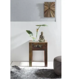 Szafka nocna JAKARTA 40 cm drewno mango