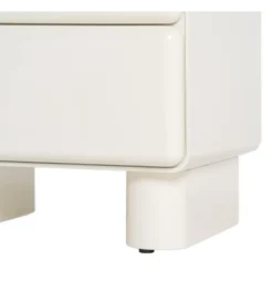 Szafka nocna LACQUER 56 cm kremowa