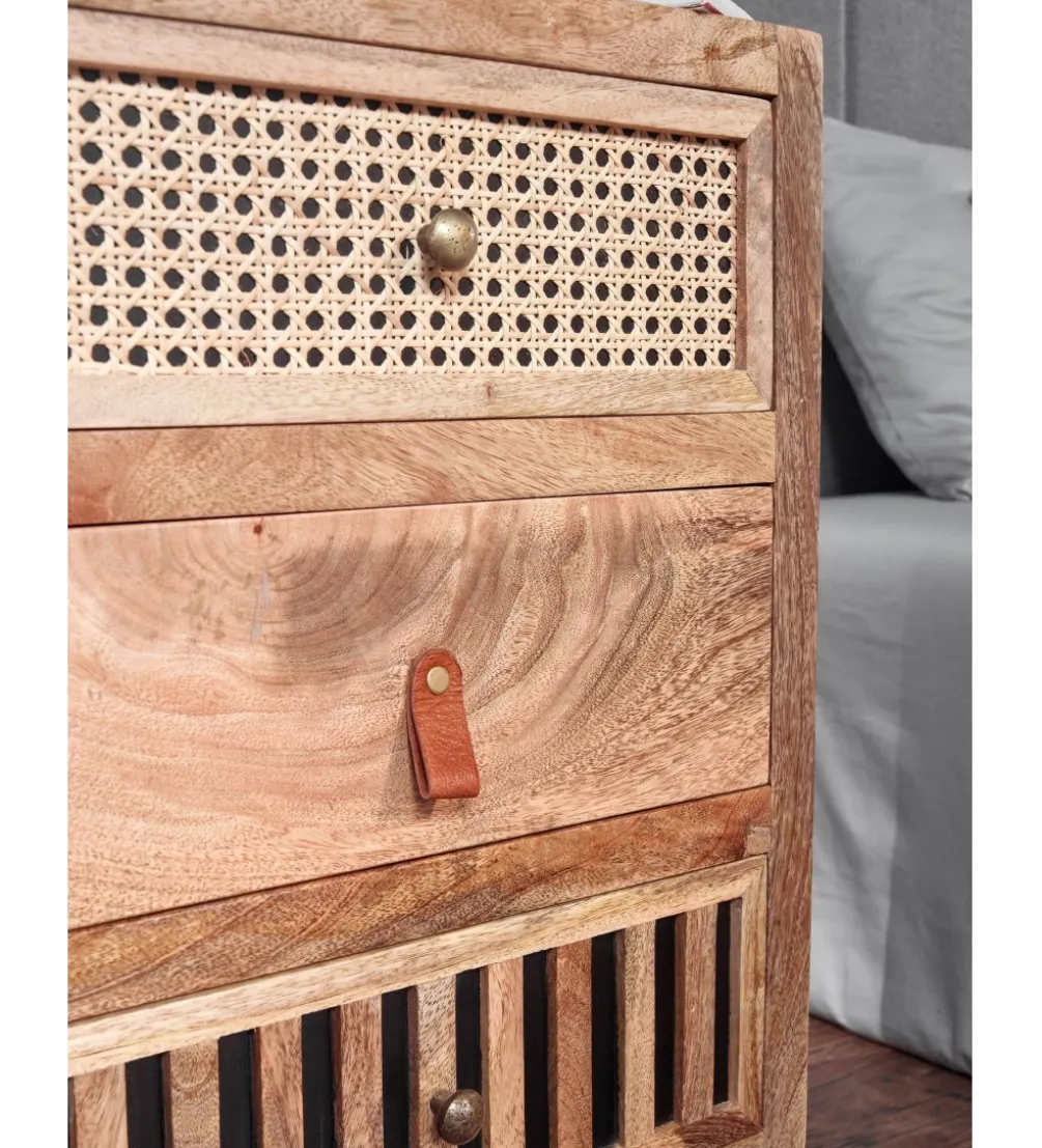 Szafka nocna LIBERTE 40 cm drewno mango